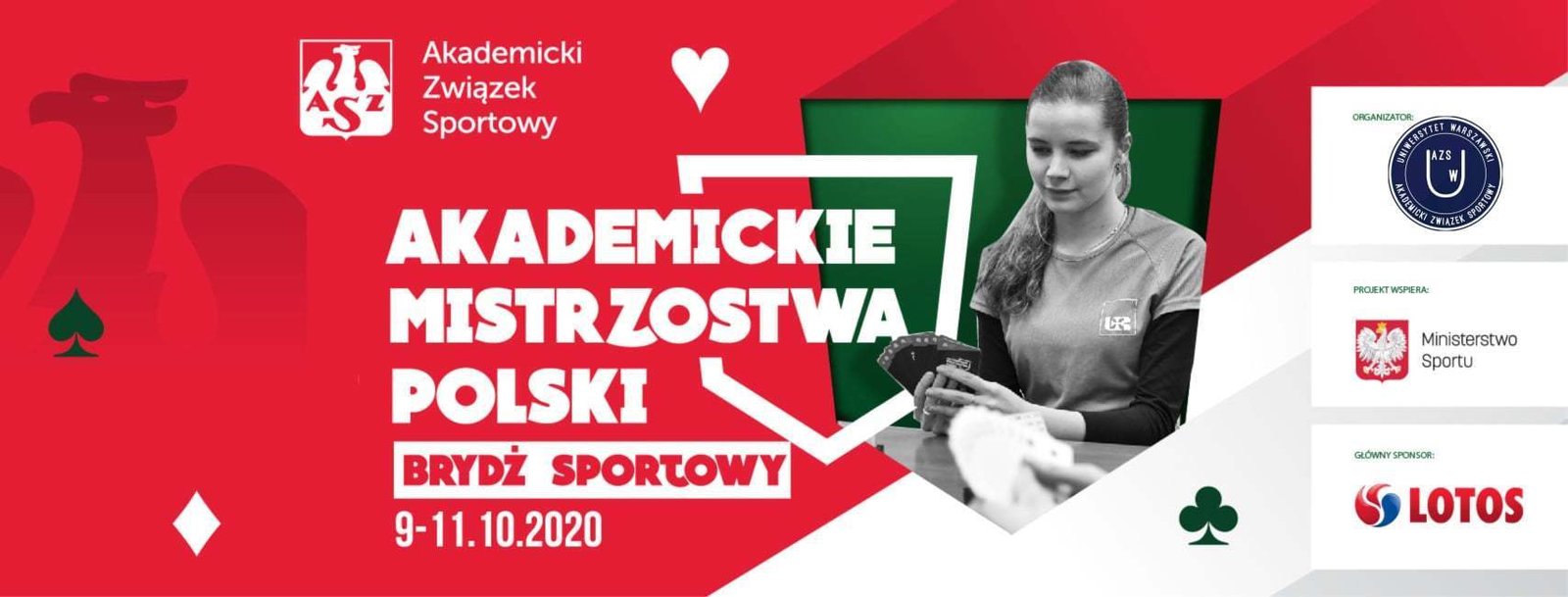 Akademickie Mistrzostwa Polski w Brydżu Sportowym (9-11.10.2020)