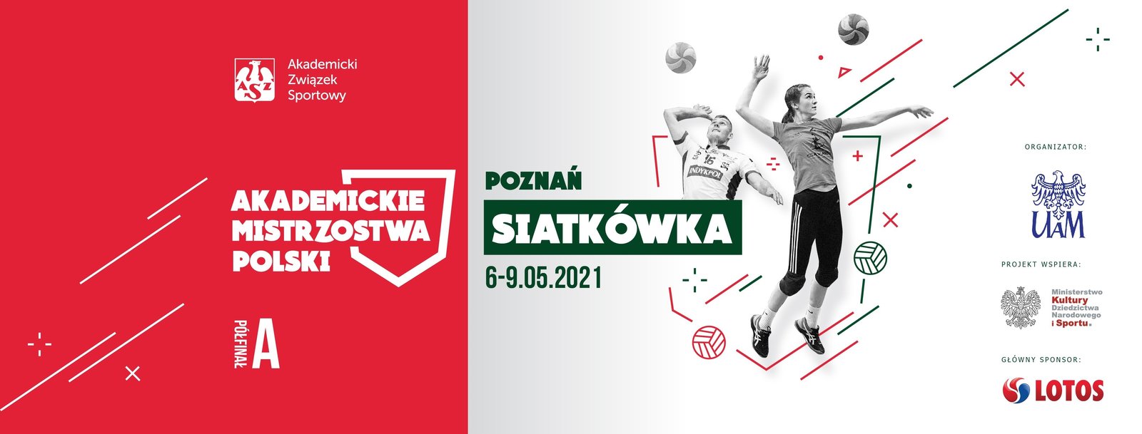 Akademickie Mistrzostwa Polski w Piłce Siatkowej Mężczyzn (6-9.05.2021) - Półfinał A