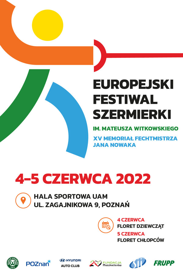 Europejski Festiwal Szermierki im. Mateusza Witkowskiego 4-5 czerwca 2022